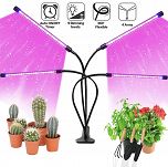 Lampa LED DO UPRAWY ROŚLIN 4 GŁOWICE 40W Z PILOTEM GROW - 2