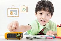 MINI PROJEKTOR RZUTNIK HD A2000 Stojak GRATIS - 2